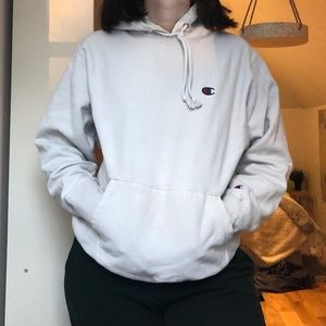 Champion white hoodie